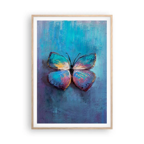 Affiche dans un chêne clair - Poster - Dans toute sa splendeur - 70x100 cm