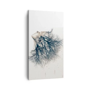 Impression sur toile - Image sur toile - Écouter le murmure des arbres - 45x80 cm