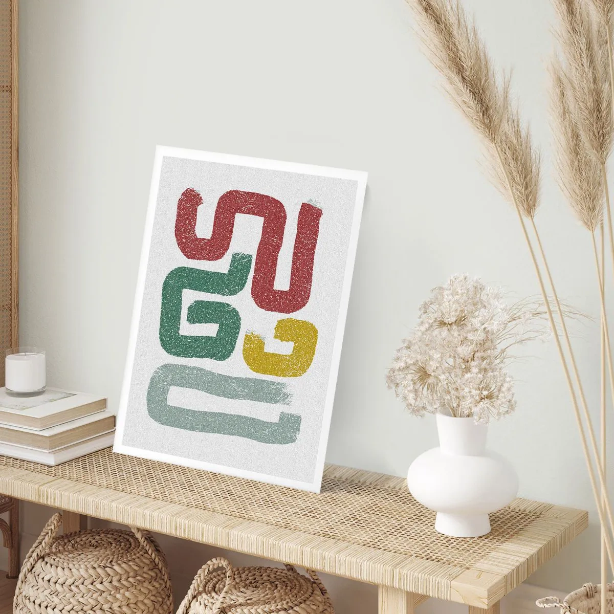 Affiche - Poster - Dans une langue inconnue - 30x40 cm