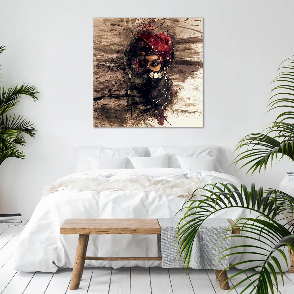 Impression sur toile - Image sur toile - Inquiétant, c'est le moins qu'on puisse dire - 60x60 cm