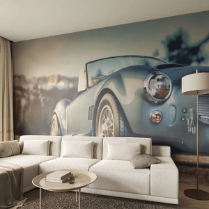 Papier peint sur mesure Standard Eco - Ce qui compte c'est le style - Voiture, Cabriolet, Voyage