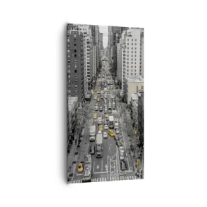 Impression sur toile - Image sur toile - La vie new-yorkaise - 65x120 cm