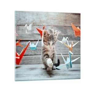 Impression sur verre - Image sur verre - Première leçon - 30x30 cm