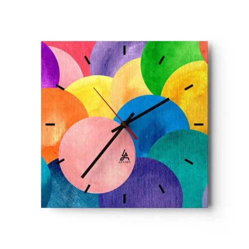 Horloge murale - Pendule murale - La plénitude primitive de la vie - 40x40 cm