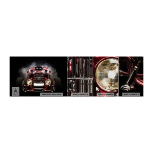 Échantillon de Papier Peint Premium Sand - Rapide et furieusement beau - Automobile, Voiture, sport - 100x30 cm