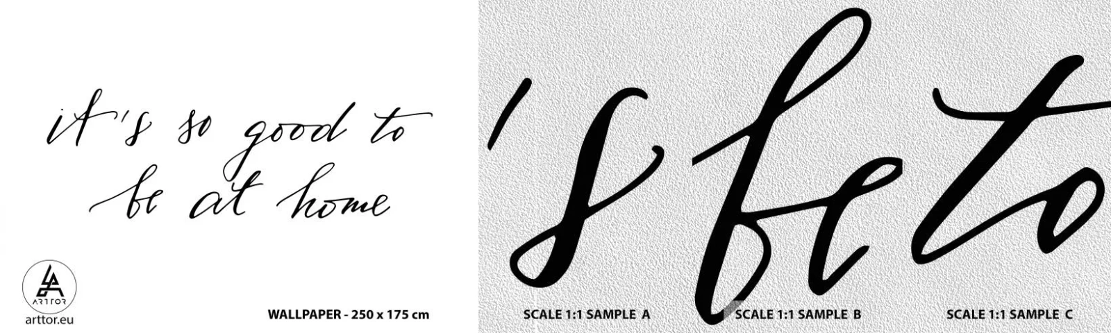 Échantillon de Papier Peint Premium Sand - Toute la vérite - Typographie, Affirmation, Maxime - 100x30 cm