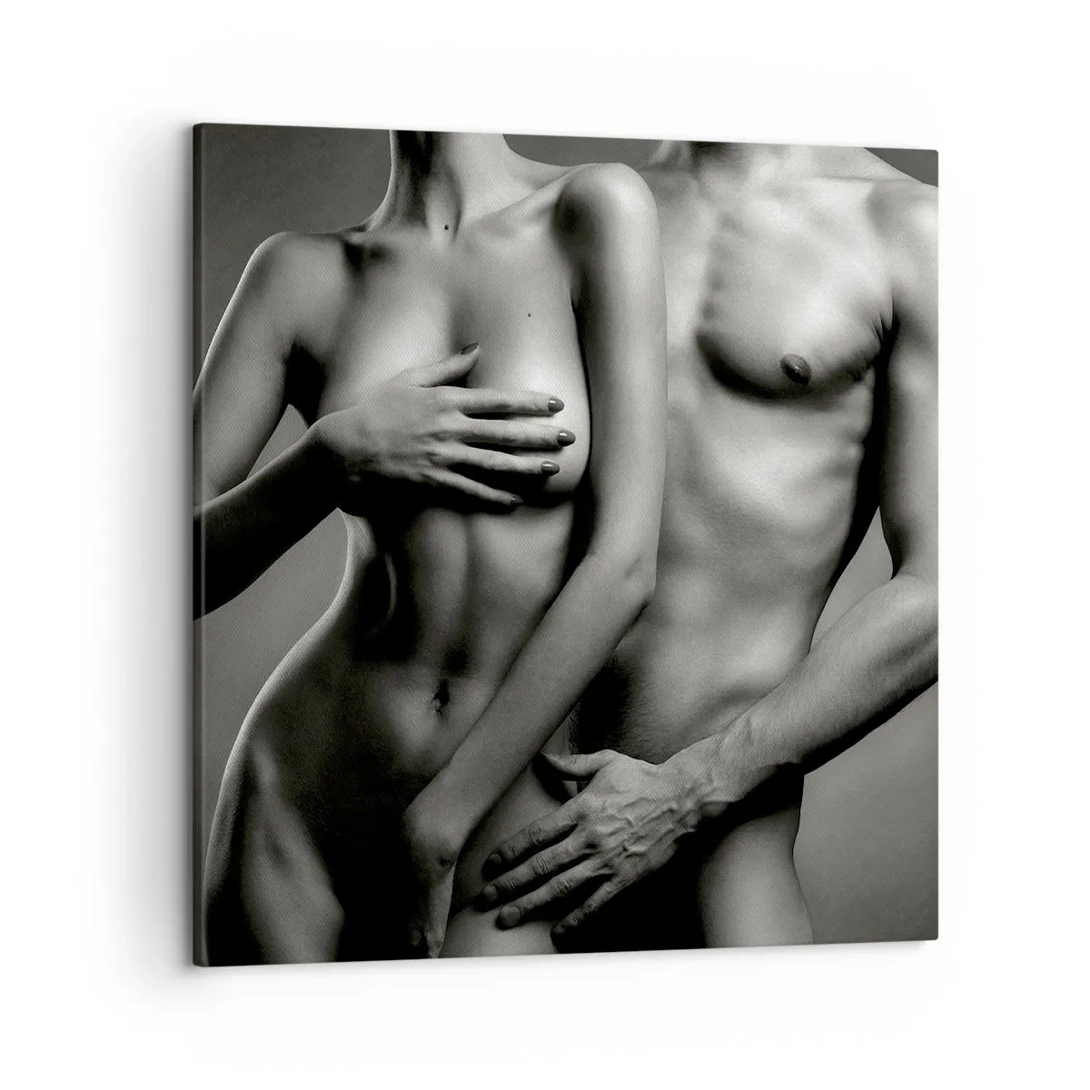 Impression sur toile - Image sur toile - Adam et Eve - 50x50 cm