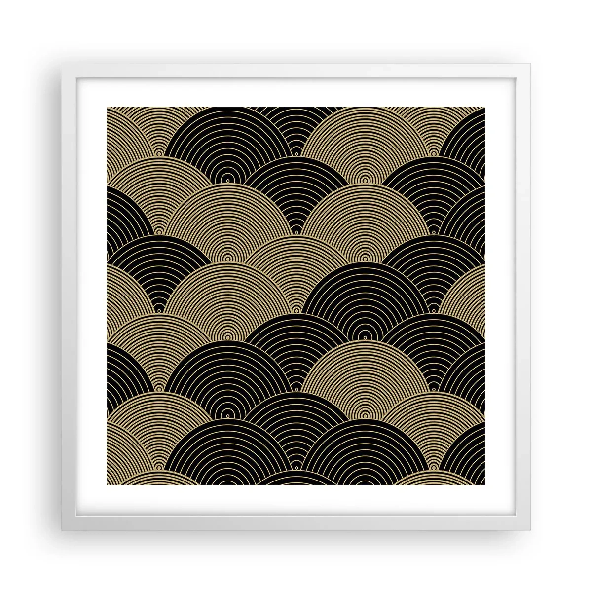 Affiche dans un cadre blanc - Poster - Unité dans la multiplicité - 50x50 cm