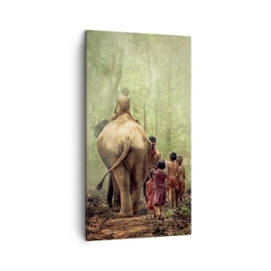 Impression sur toile - Image sur toile - Nouveau livre de la jungle - 45x80 cm
