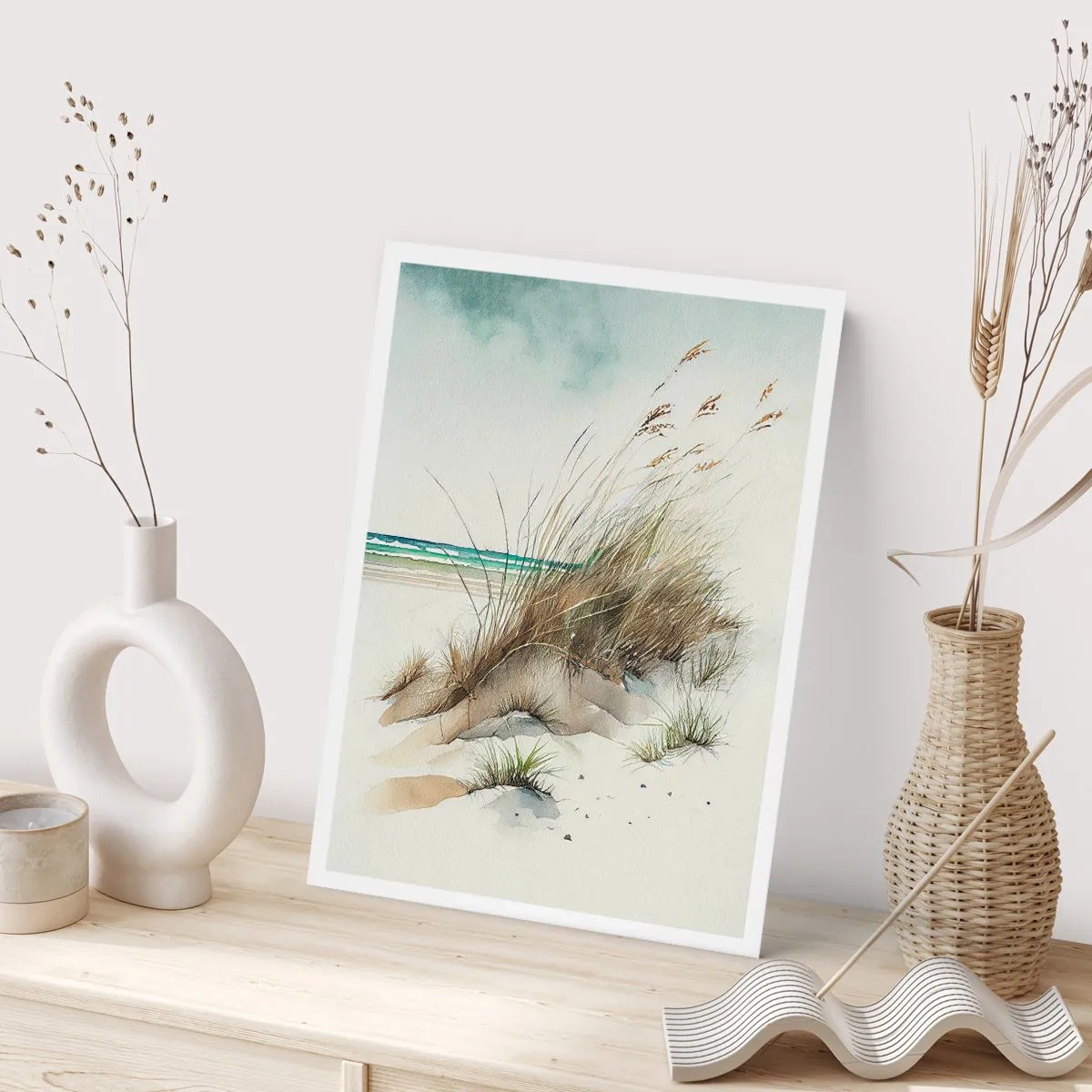 Affiche - Poster - Recouvert de sable - 40x50 cm