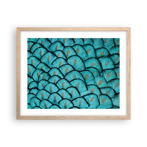 Affiche dans un chêne clair - Poster - Le grand gala des plumes - 50x40 cm