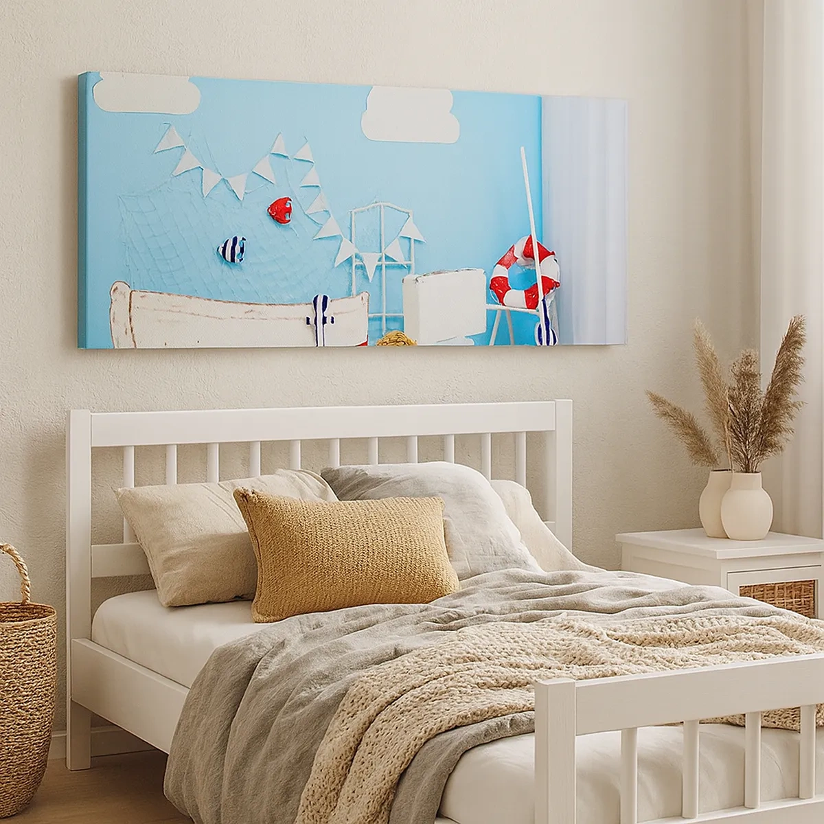 Impression sur toile - Image sur toile - Nostalgie infantile de l'aventure - 30x30 cm