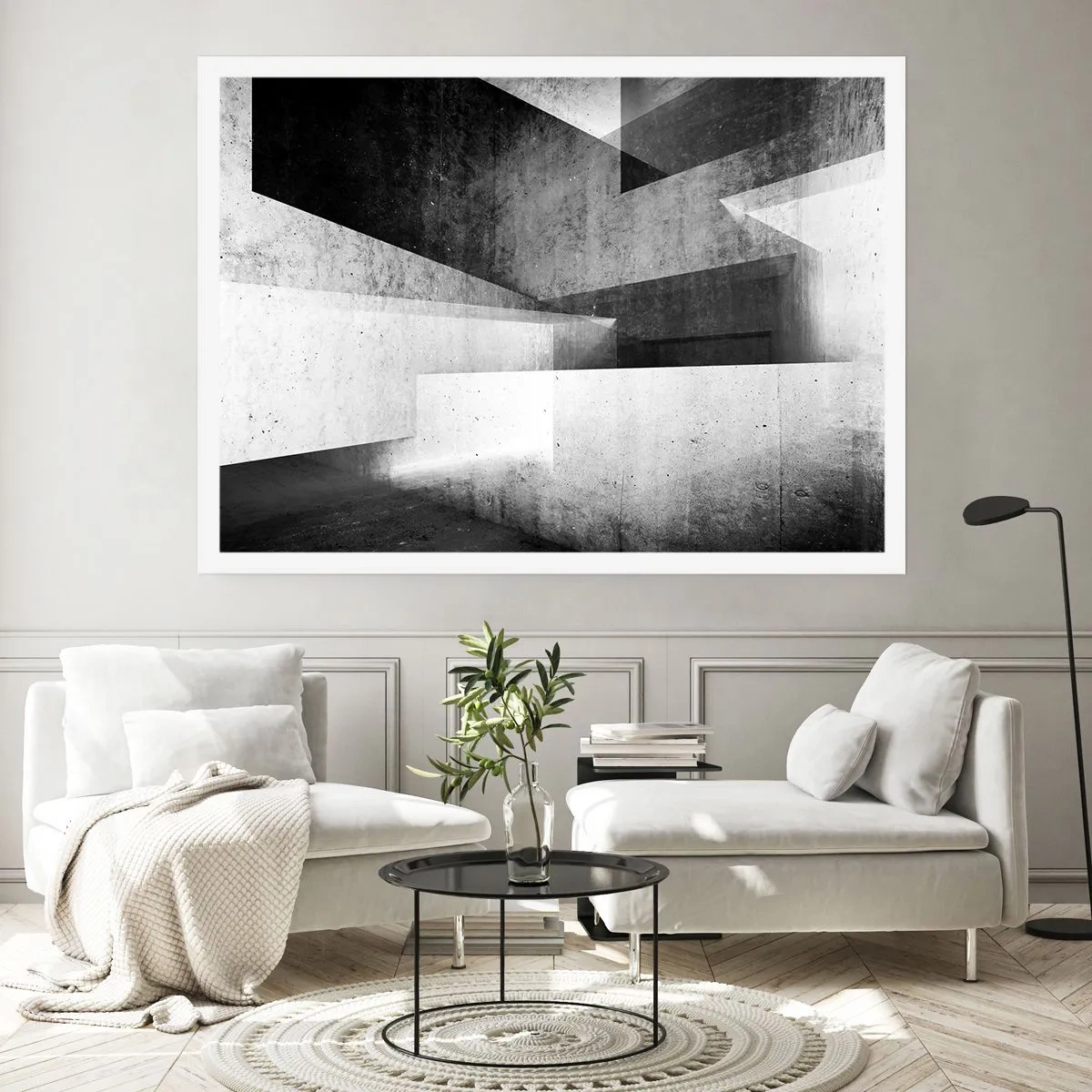 Affiche - Poster - Structure de l'espace - 40x30 cm