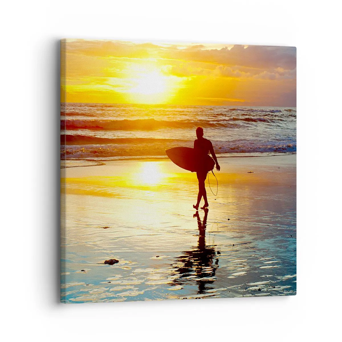 Impression sur toile - Image sur toile - Le retour du guerrier - 30x30 cm