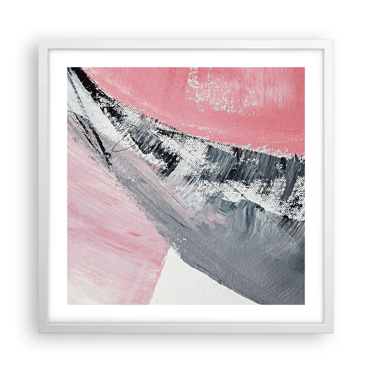 Affiche dans un cadre blanc - Poster - Composition assortie - 50x50 cm