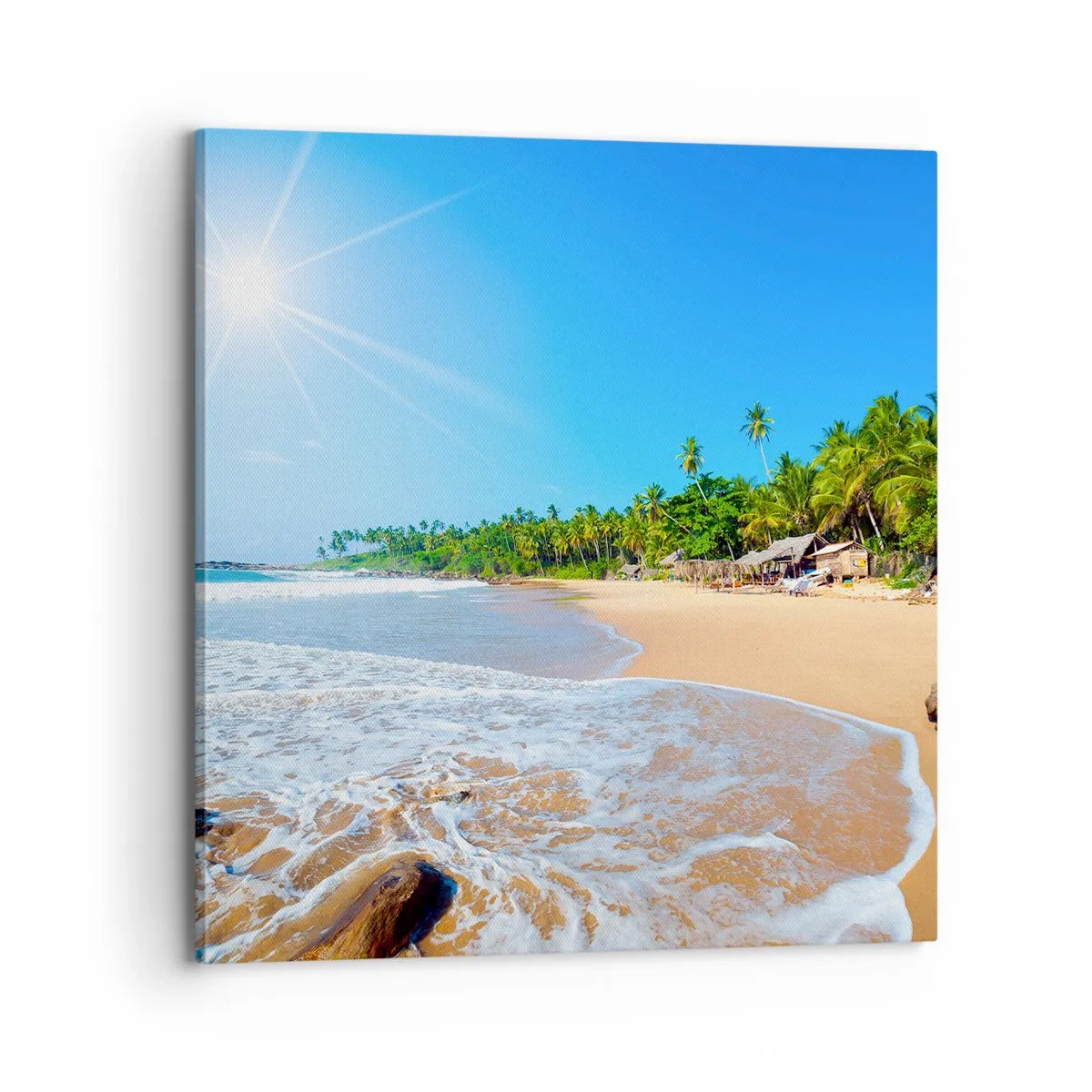 Impression sur toile - Image sur toile - Un endroit exotique pour vous - 70x70 cm