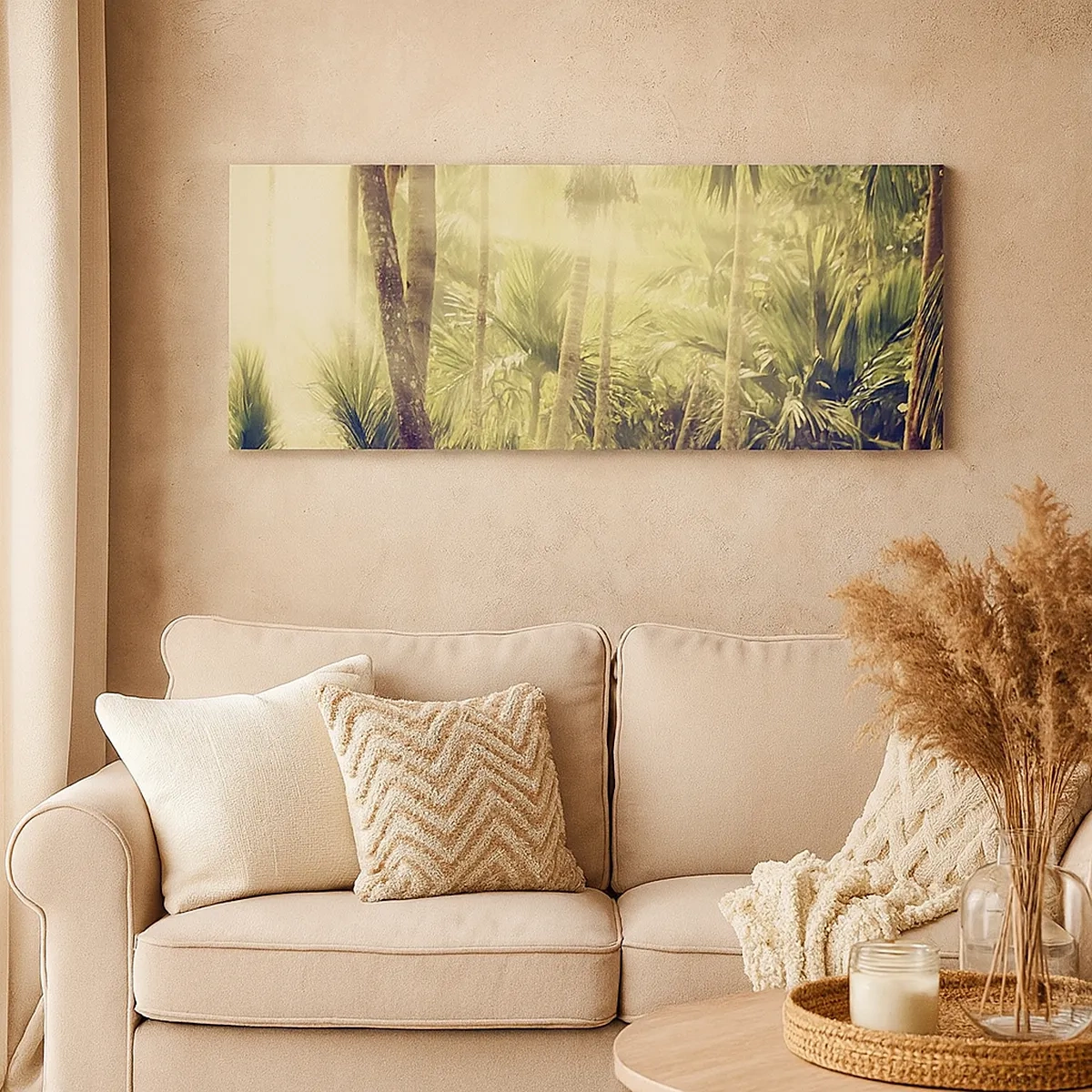 Impression sur toile - Image sur toile - Nature enflammée - 30x30 cm