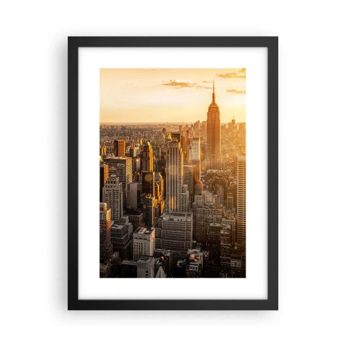 Affiche dans un cadre noir - Poster - Grandir au soleil - 30x40 cm