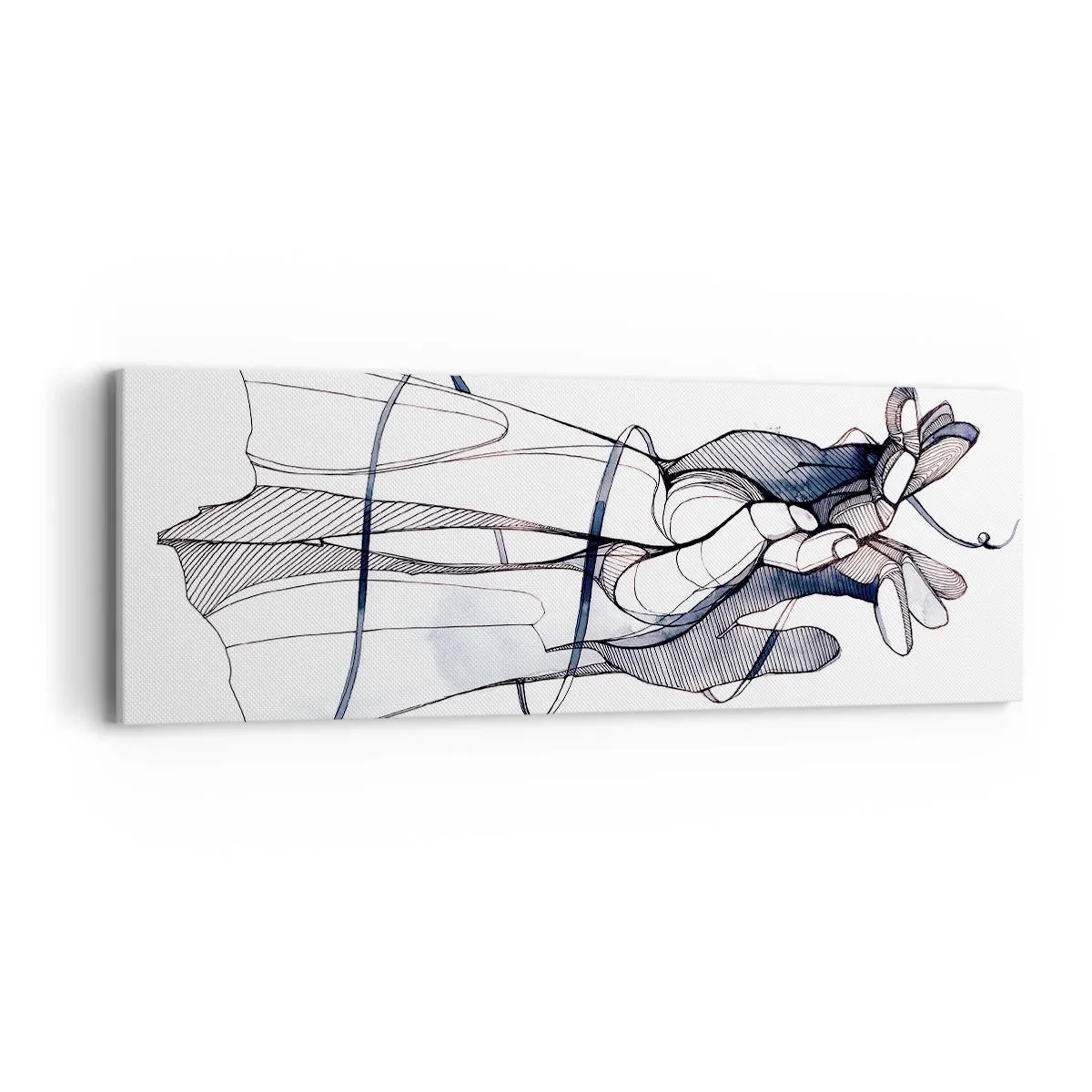 Impression sur toile - Image sur toile - Étude du touché - 90x30 cm