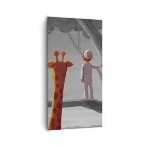 Impression sur toile - Image sur toile - Cela arrive vraiment - 65x120 cm