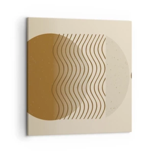 Impression sur toile - Image sur toile - Sur l'origine des figures géométriques - 50x50 cm