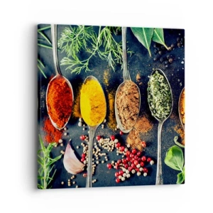 Impression sur toile - Image sur toile - Magie culinaire - 30x30 cm