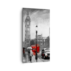 Impression sur toile - Image sur toile - Pas du tout une ville grise - 55x100 cm