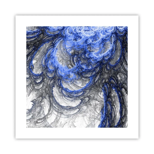 Affiche - Poster - La naissance d'une vague - 40x40 cm