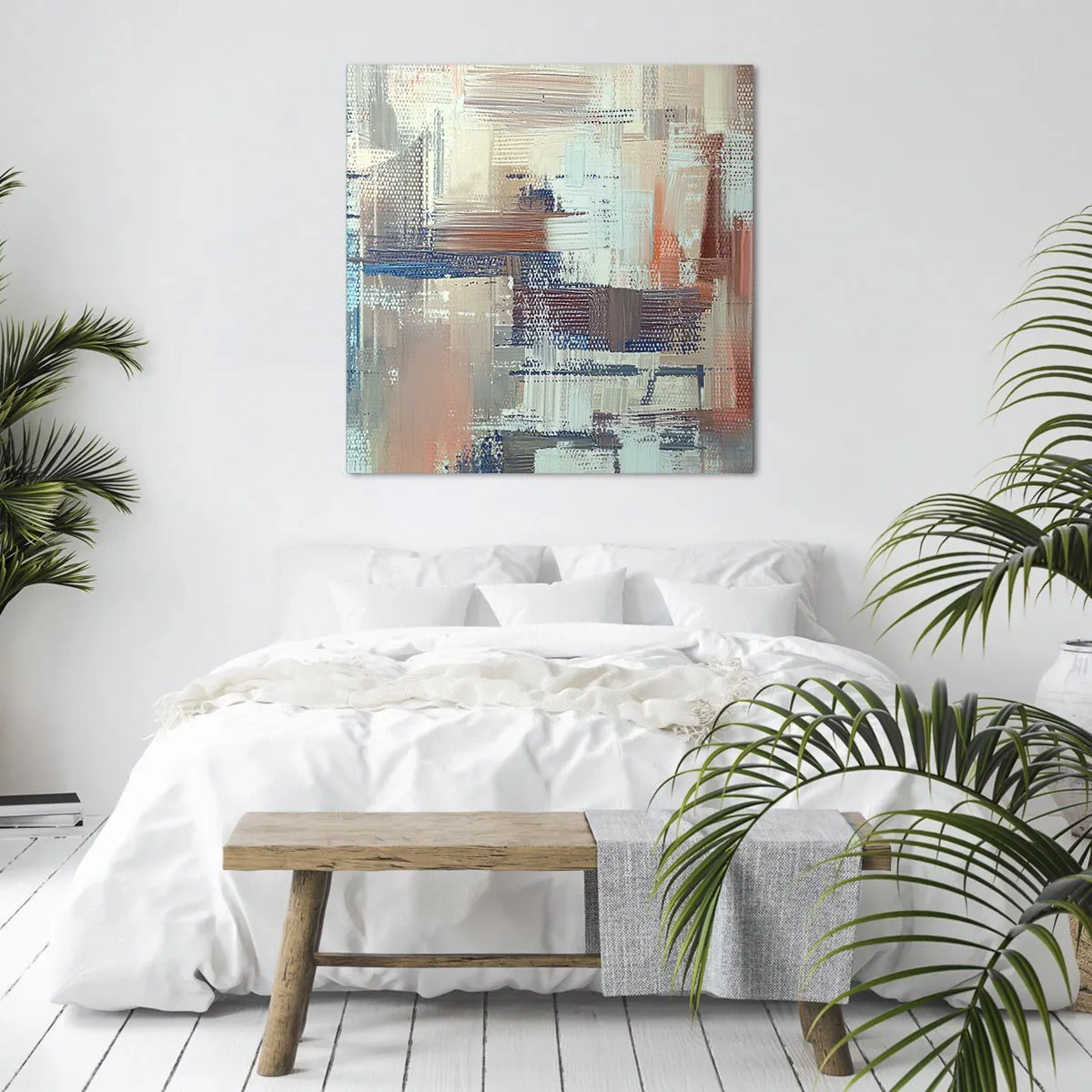 Impression sur toile - Image sur toile - Atteindre la lumière - 60x60 cm