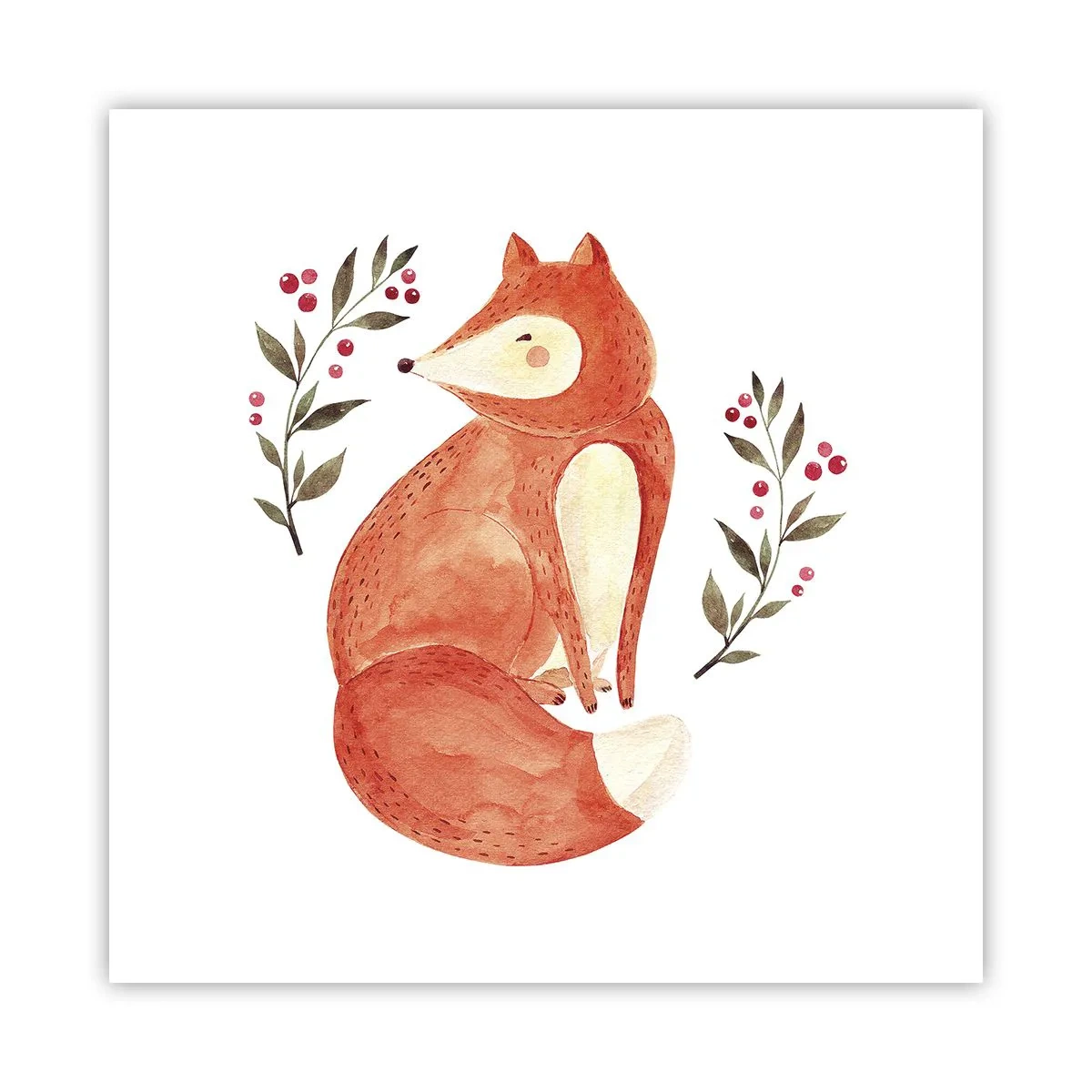 Affiche - Poster - Petit rouquin - 50x50 cm