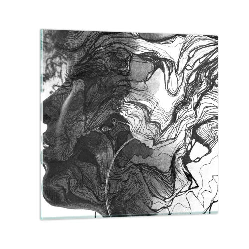 Impression sur verre - Image sur verre - Emmêlé dans les rêves - 40x40 cm