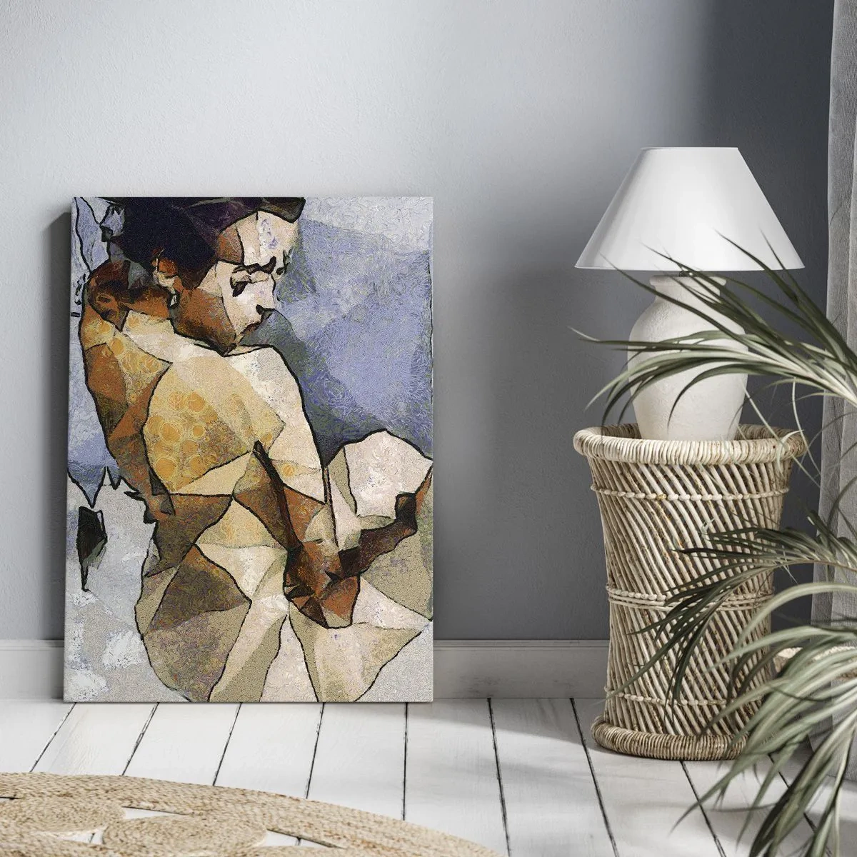 Impression sur toile - Image sur toile - Dans l'esprit du cubisme - 80x120 cm