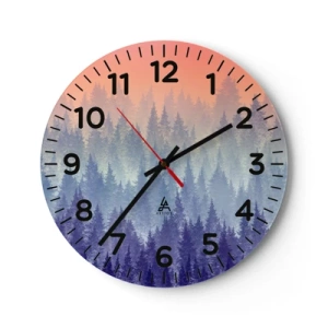 Horloge murale - Pendule murale - Haut, plus haut, vers le ciel - 40x40 cm