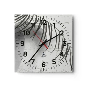 Horloge murale - Pendule murale - L'exotisme subtil de la nature - 40x40 cm