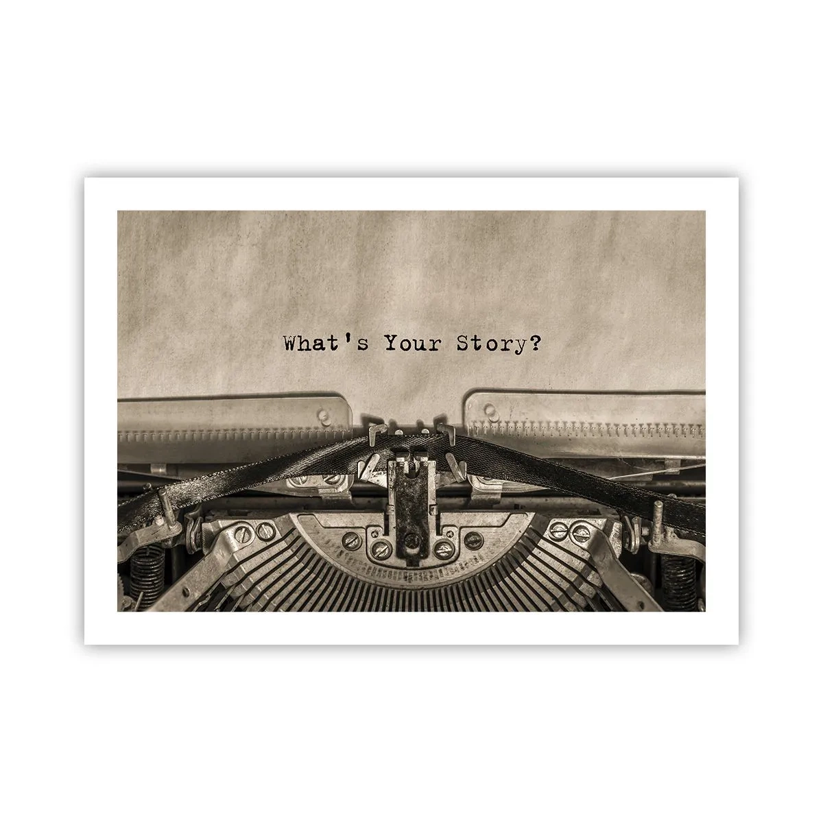 Affiche - Poster - Réponds-moi - 70x50 cm