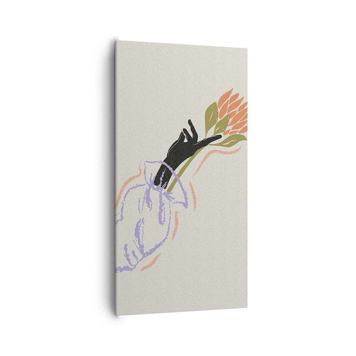 Impression sur toile - Image sur toile - Touche fraternelle - 65x120 cm