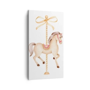 Impression sur toile - Image sur toile - Un trot gracieux - 45x80 cm