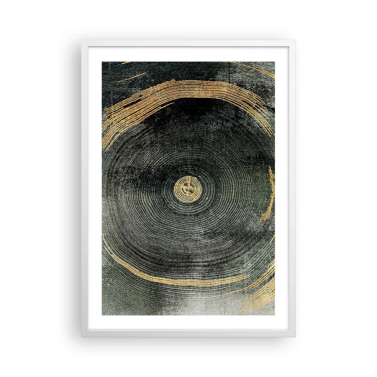 Affiche dans un cadre blanc - Poster - Changement et persistance - 50x70 cm