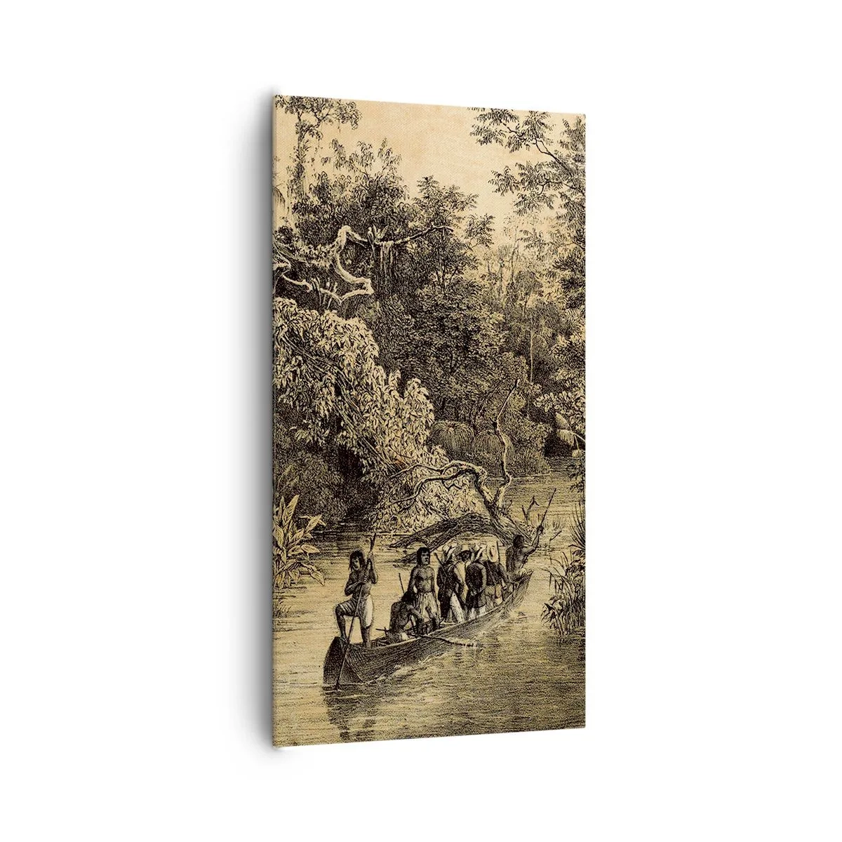 Impression sur toile - Image sur toile - Expédition à la source - 65x120 cm