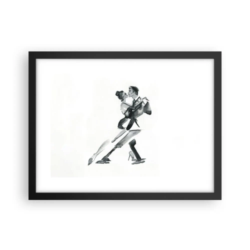 Affiche dans un cadre noir - Poster - En un battement - 40x30 cm