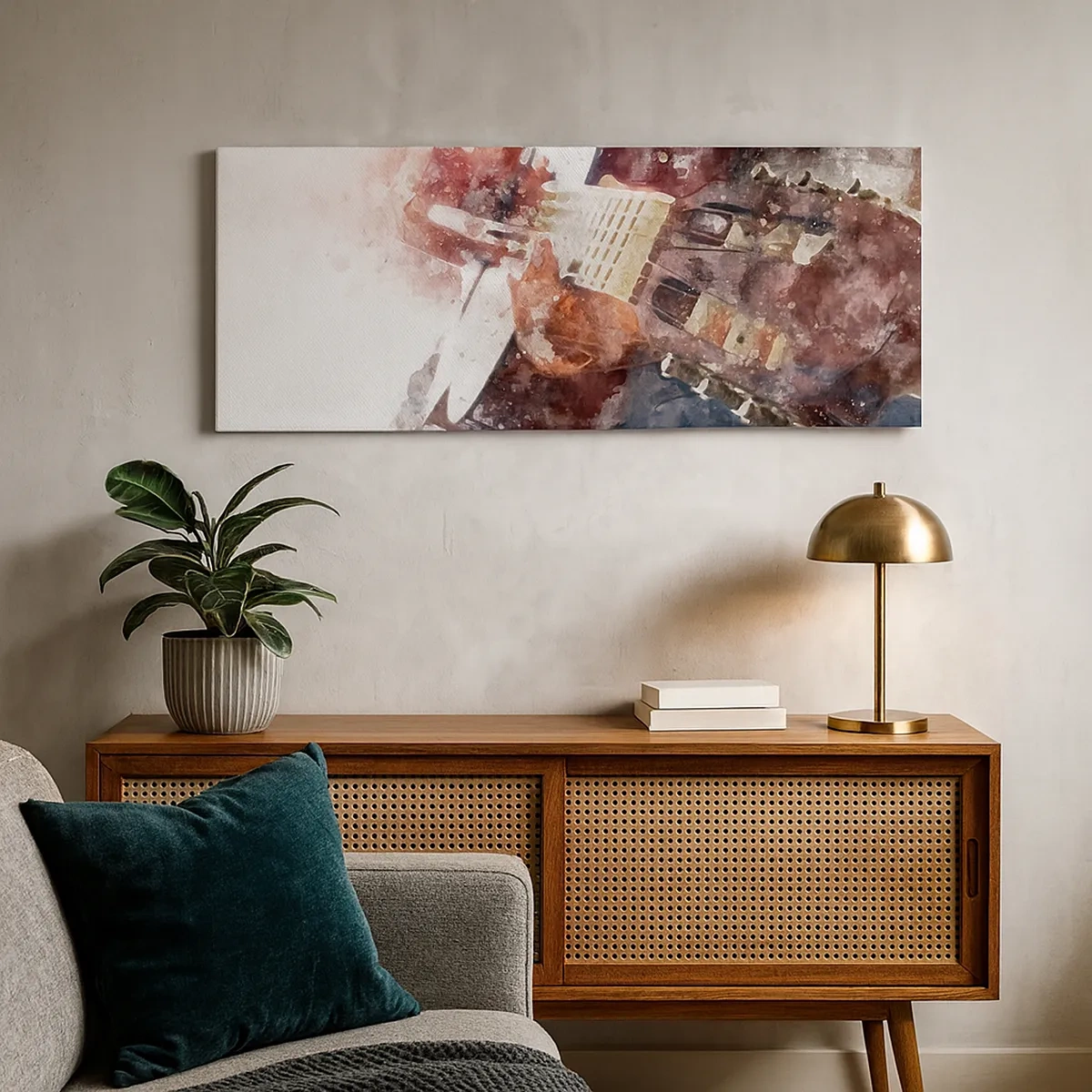 Impression sur toile - Image sur toile - Et qu'en pensez-vous ? - 30x30 cm