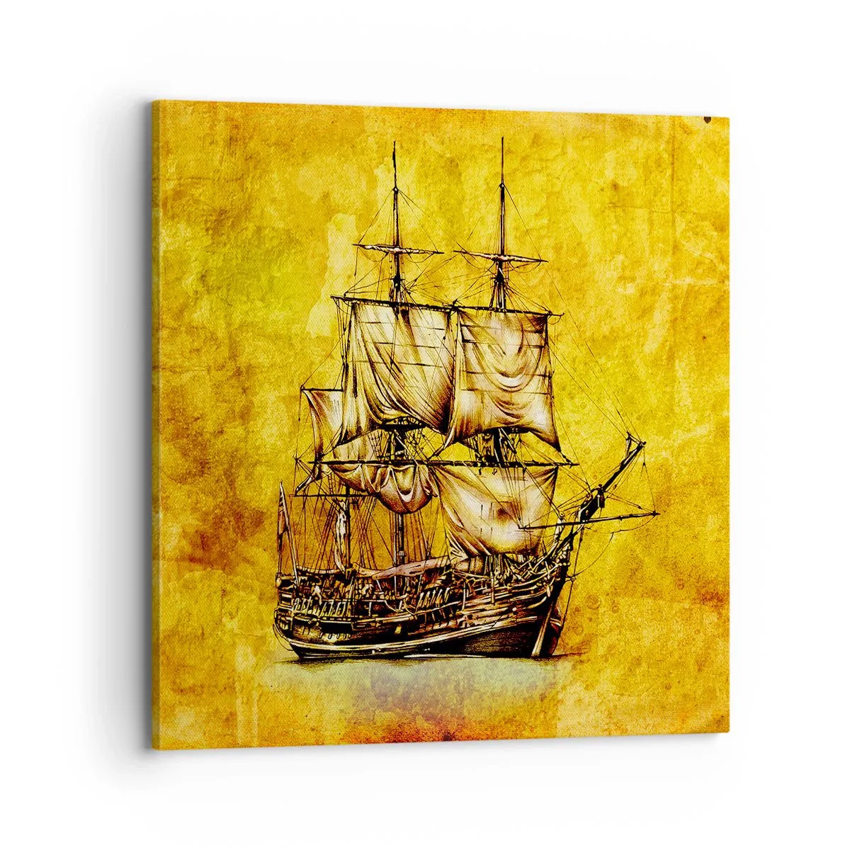 Impression sur toile - Image sur toile - En direction de l'ile de la tortue ! - 70x70 cm