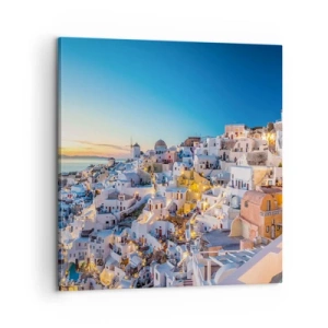 Impression sur toile - Image sur toile - L'essence de la grecque - 60x60 cm