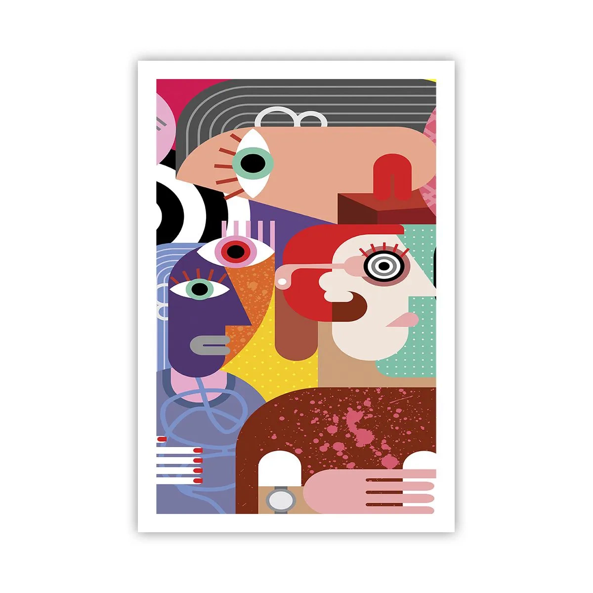 Affiche - Poster - Nous par M. Picasso - 61x91 cm