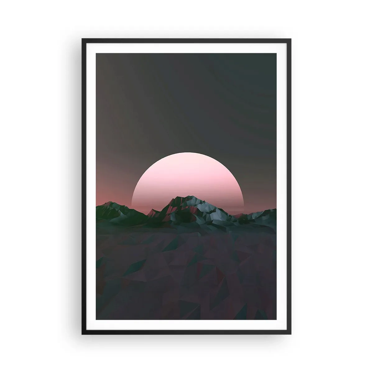 Affiche dans un cadre noir - Poster - Dans une galaxie voisine - 70x100 cm