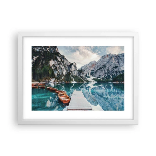 Affiche dans un cadre blanc - Poster - On va te montrer la beauté - 40x30 cm