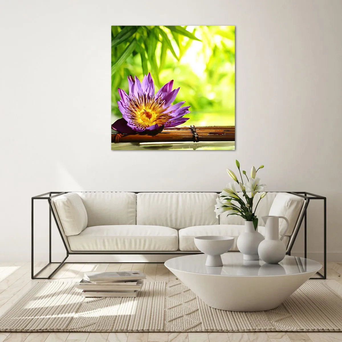 Impression sur verre - Image sur verre - Sous le soleil asiatique - 30x30 cm