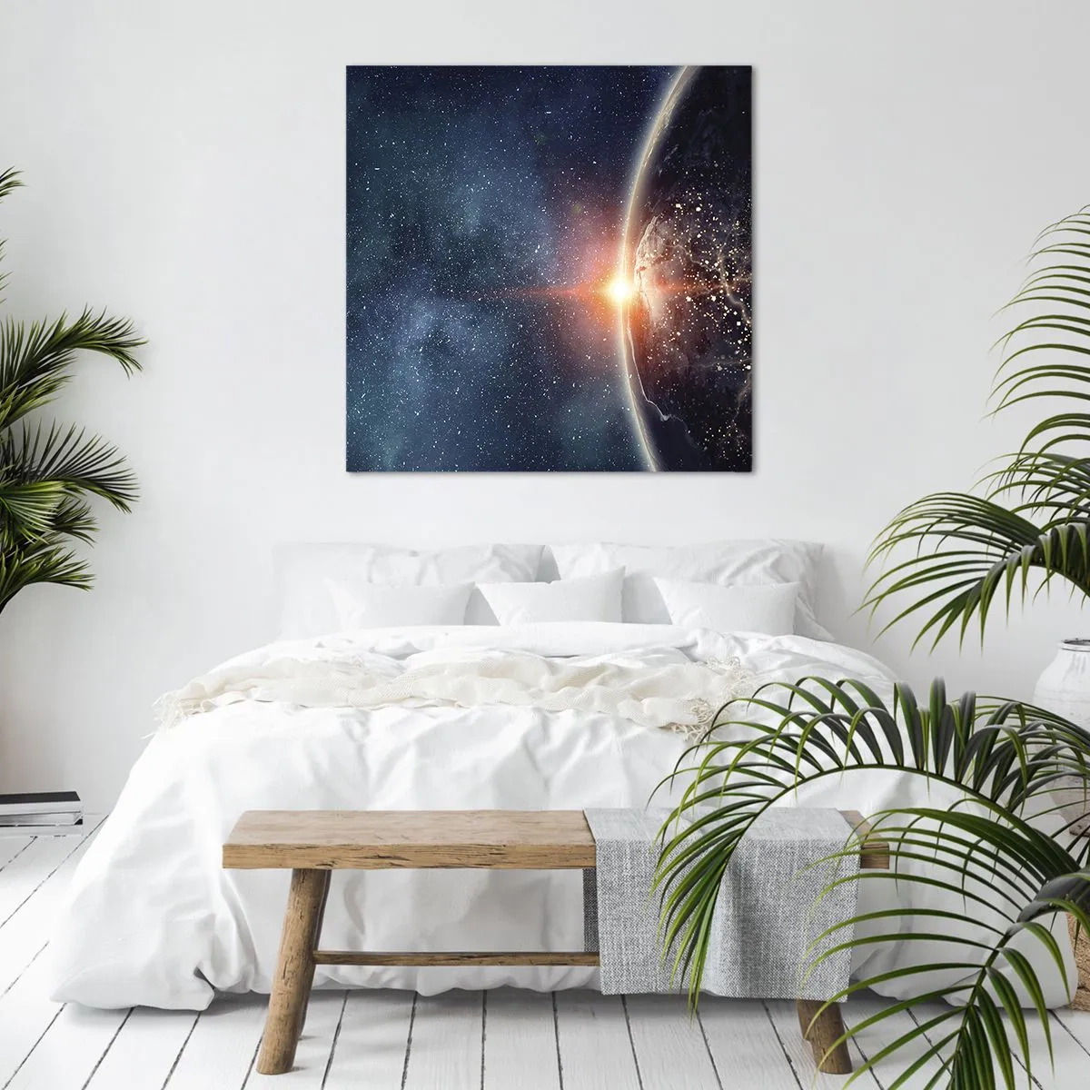 Impression sur toile - Image sur toile - Dans une nouvelle perspective - 70x70 cm