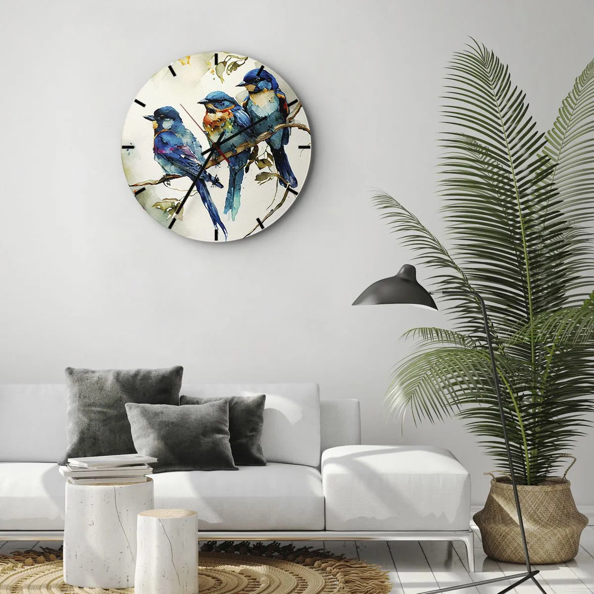 Horloge murale - Pendule murale - A-t-il été offensé ? - 30x30 cm