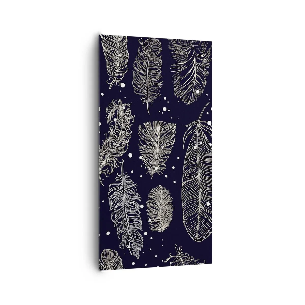 Impression sur toile - Image sur toile - Toile de plumes - 65x120 cm